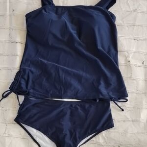 NWT Navy Blue Tankini Swimsuit